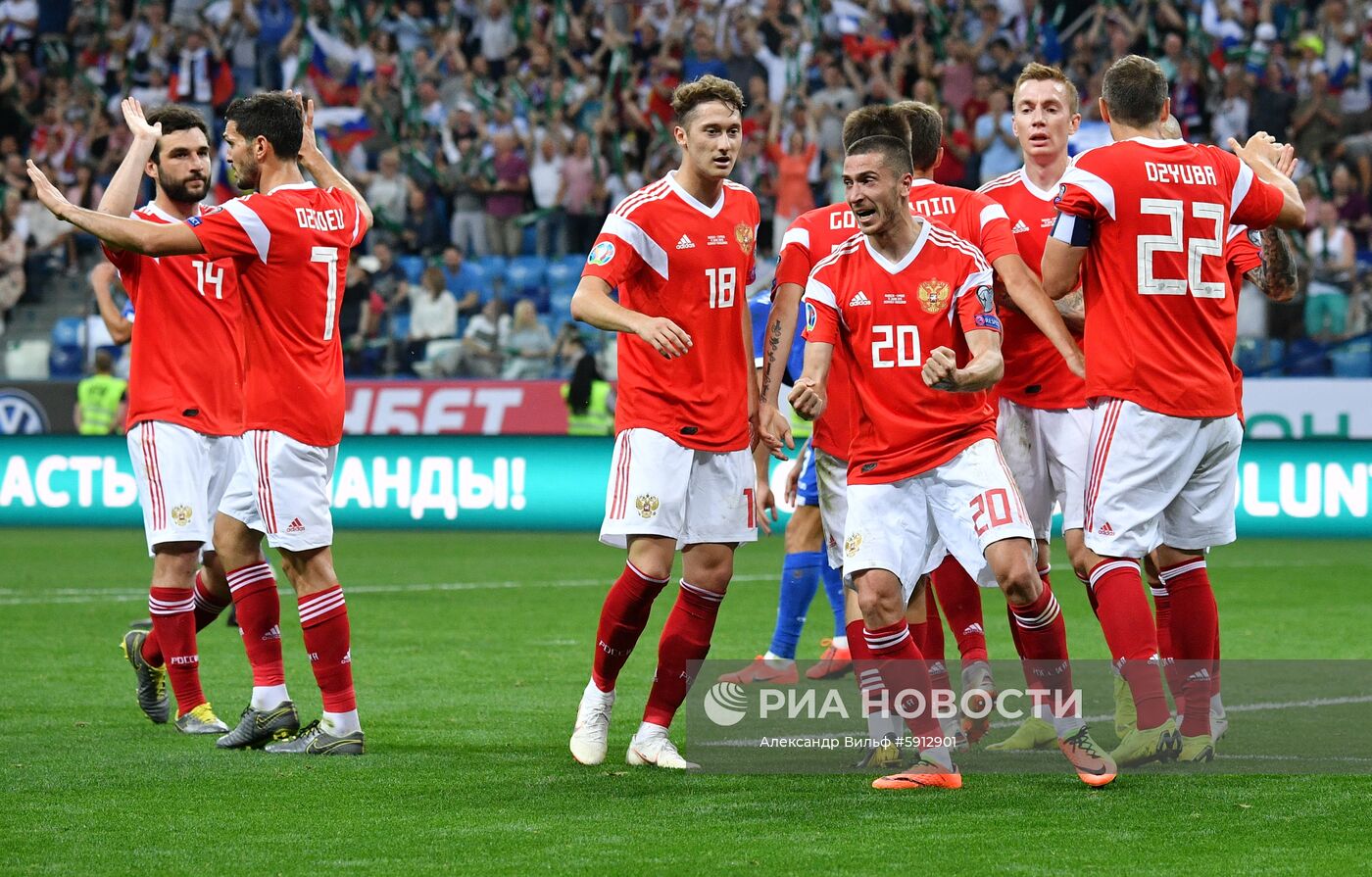 Футбол. Отборочный ЧЕ-2020. Матч Россия - Кипр