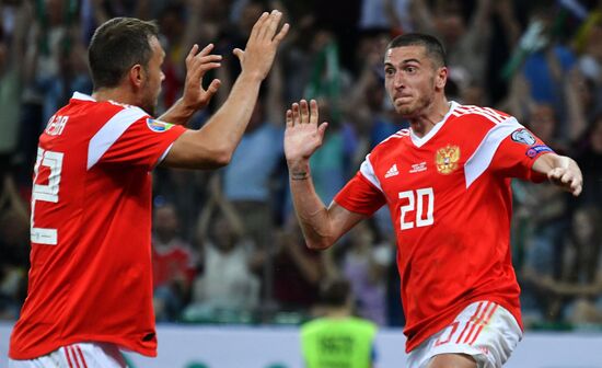 Футбол. Отборочный ЧЕ-2020. Матч Россия - Кипр