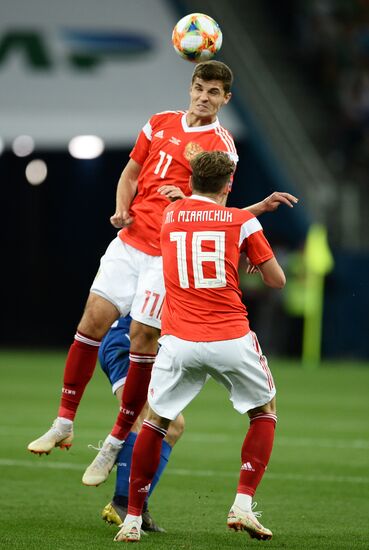 Футбол. Отборочный ЧЕ-2020. Матч Россия - Кипр