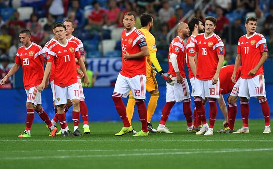 Футбол. Отборочный ЧЕ-2020. Матч Россия - Кипр