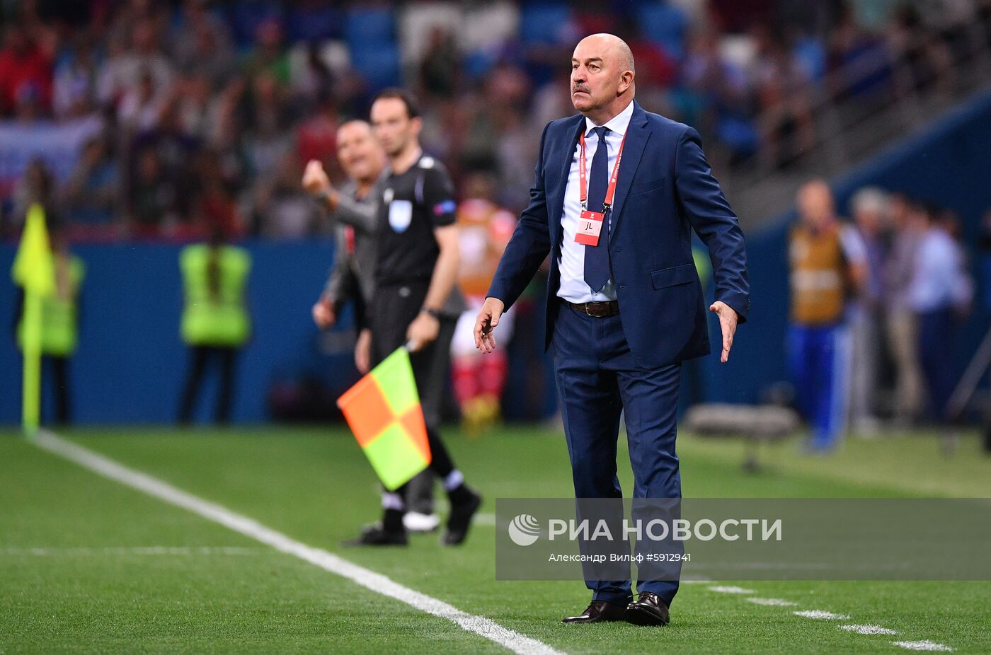 Футбол. Отборочный ЧЕ-2020. Матч Россия - Кипр