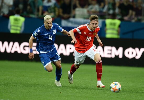 Футбол. Отборочный ЧЕ-2020. Матч Россия - Кипр