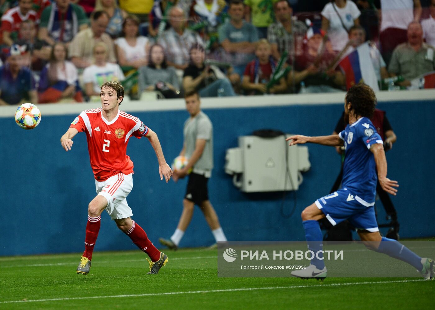 Футбол. Отборочный ЧЕ-2020. Матч Россия - Кипр
