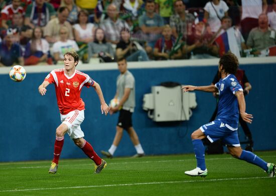 Футбол. Отборочный ЧЕ-2020. Матч Россия - Кипр