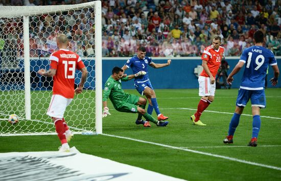 Футбол. Отборочный ЧЕ-2020. Матч Россия - Кипр