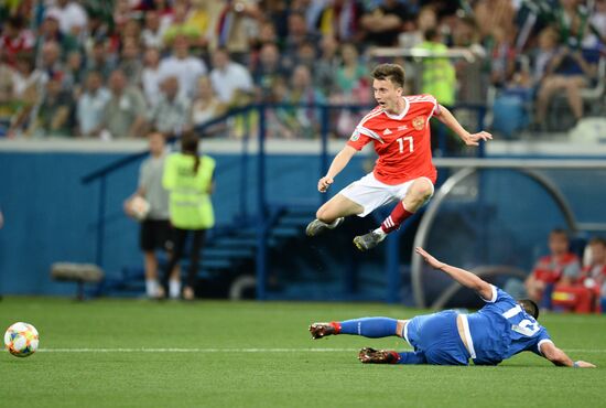 Футбол. Отборочный ЧЕ-2020. Матч Россия - Кипр