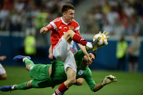 Футбол. Отборочный ЧЕ-2020. Матч Россия - Кипр