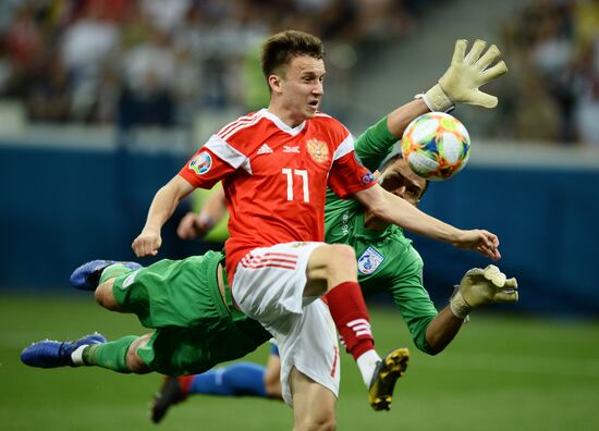 Футбол. Отборочный ЧЕ-2020. Матч Россия - Кипр