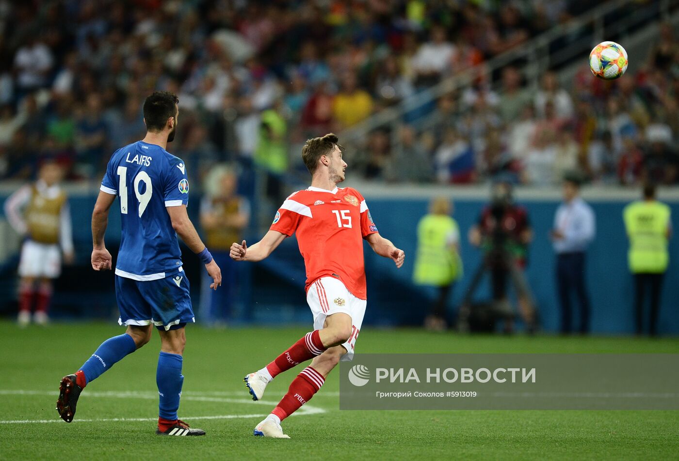Футбол. Отборочный ЧЕ-2020. Матч Россия - Кипр