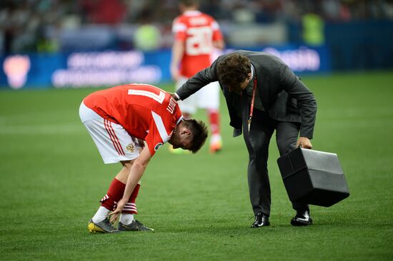 Футбол. Отборочный ЧЕ-2020. Матч Россия - Кипр