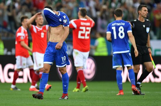 Футбол. Отборочный ЧЕ-2020. Матч Россия - Кипр