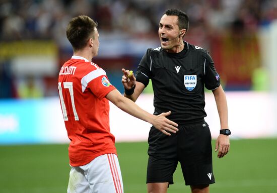 Футбол. Отборочный ЧЕ-2020. Матч Россия - Кипр