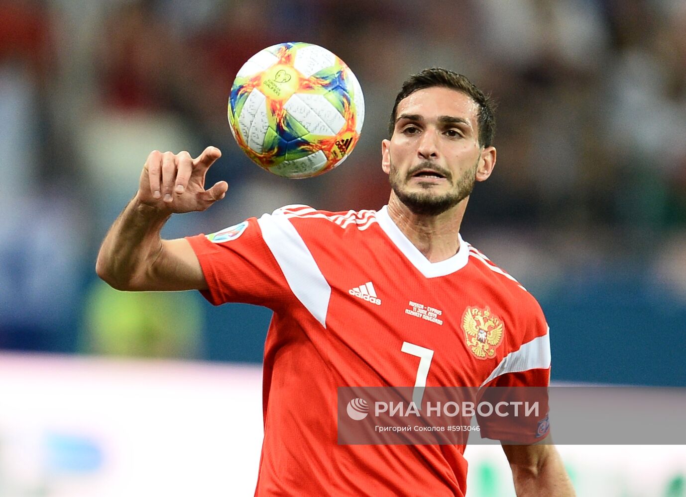 Футбол. Отборочный ЧЕ-2020. Матч Россия - Кипр