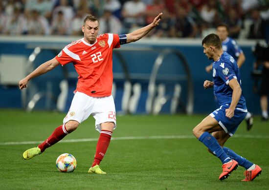 Футбол. Отборочный ЧЕ-2020. Матч Россия - Кипр