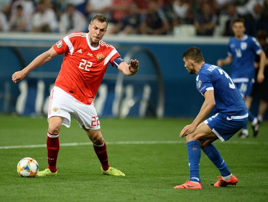 Футбол. Отборочный ЧЕ-2020. Матч Россия - Кипр