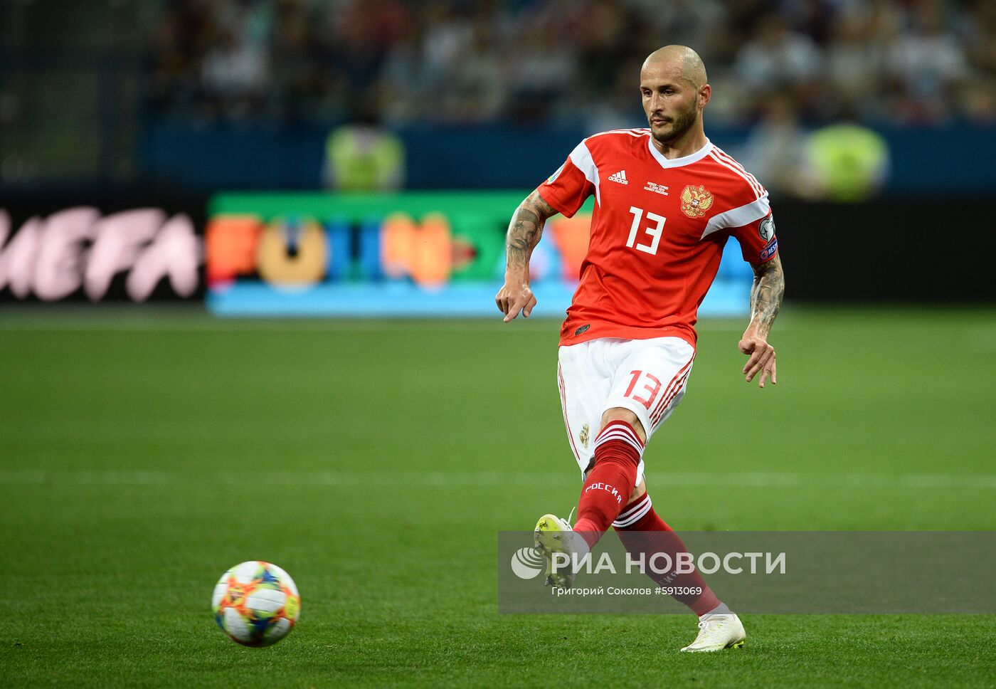 Футбол. Отборочный ЧЕ-2020. Матч Россия - Кипр