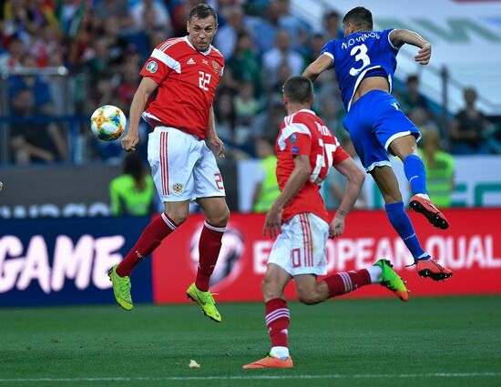 Футбол. Отборочный ЧЕ-2020. Матч Россия - Кипр