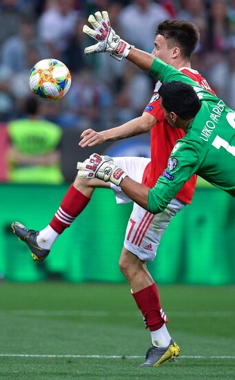 Футбол. Отборочный ЧЕ-2020. Матч Россия - Кипр