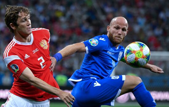 Футбол. Отборочный ЧЕ-2020. Матч Россия - Кипр