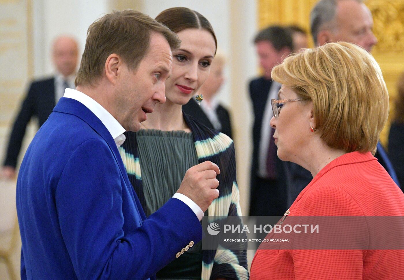 Президент РФ В. Путин вручил Государственные премии в Кремле