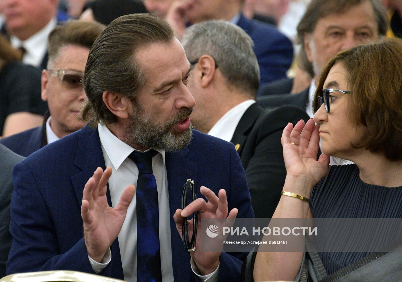 Президент РФ В. Путин вручил Государственные премии в Кремле