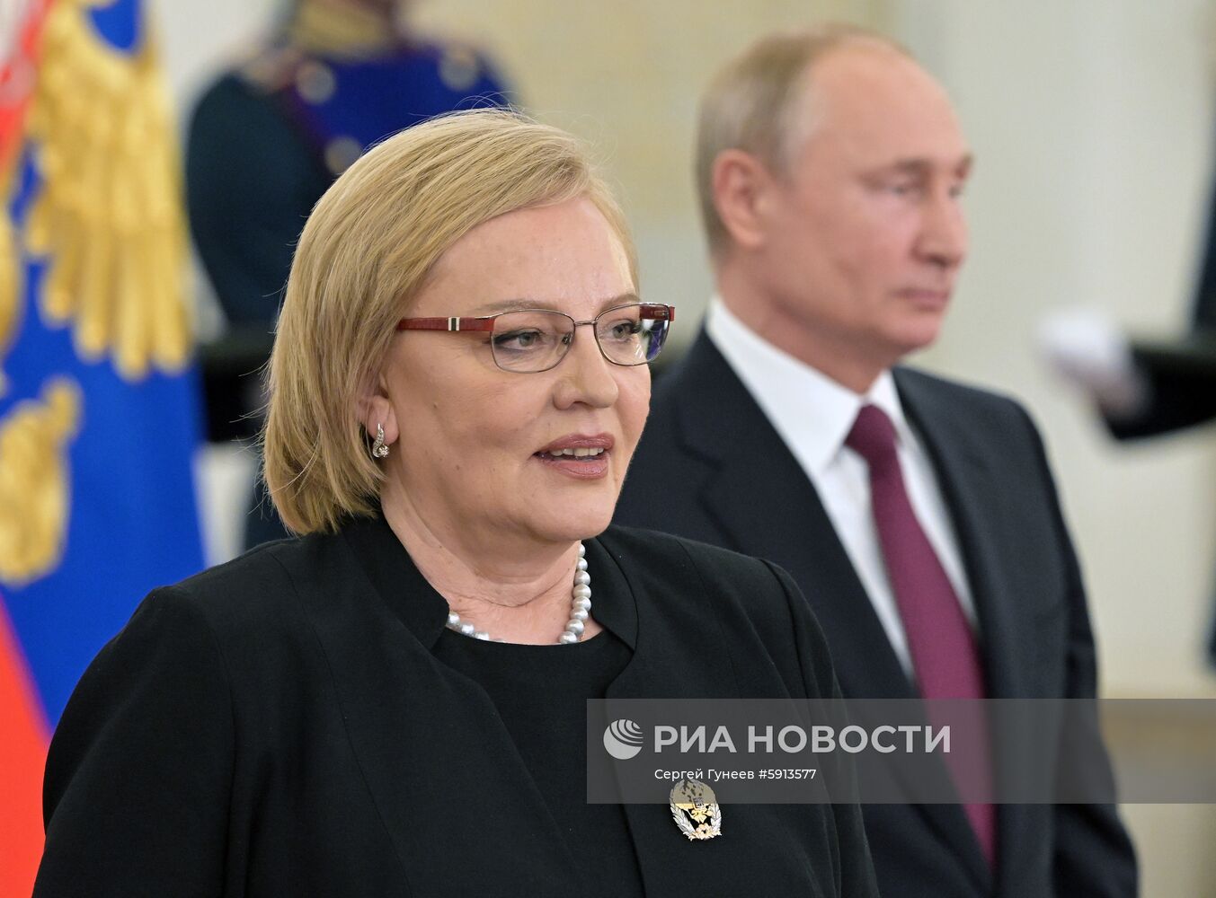 Президент РФ В. Путин вручил Государственные премии в Кремле