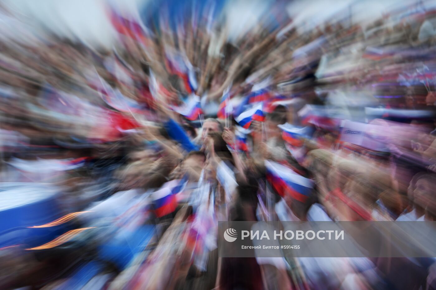 Праздничный концерт на Красной площади, посвященный Дню России