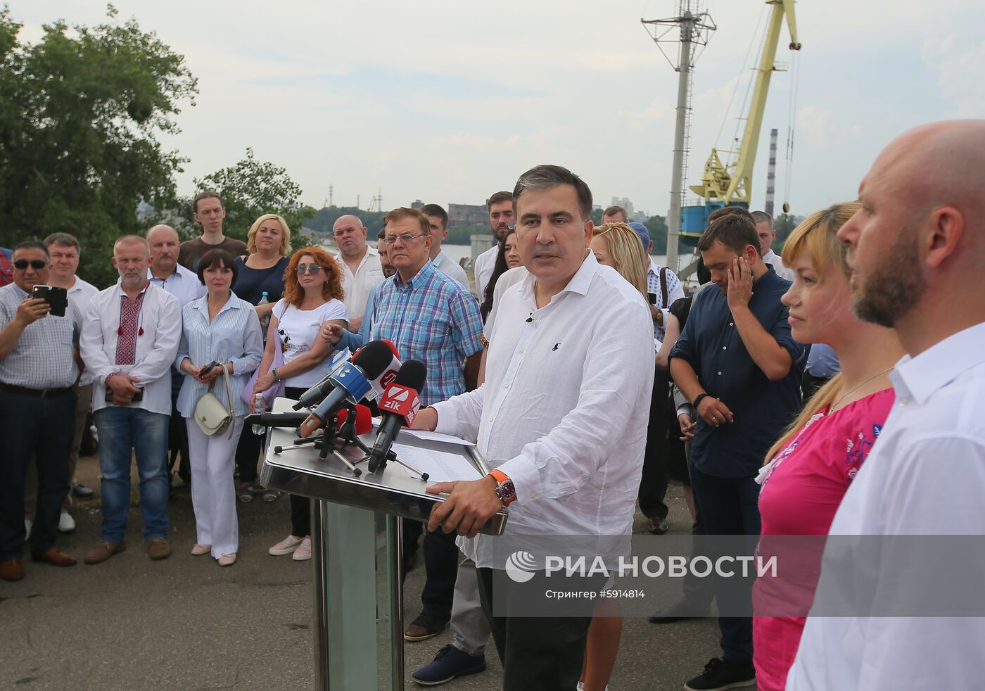 Пресс-конференция партии "Движение новых сил" в Киеве