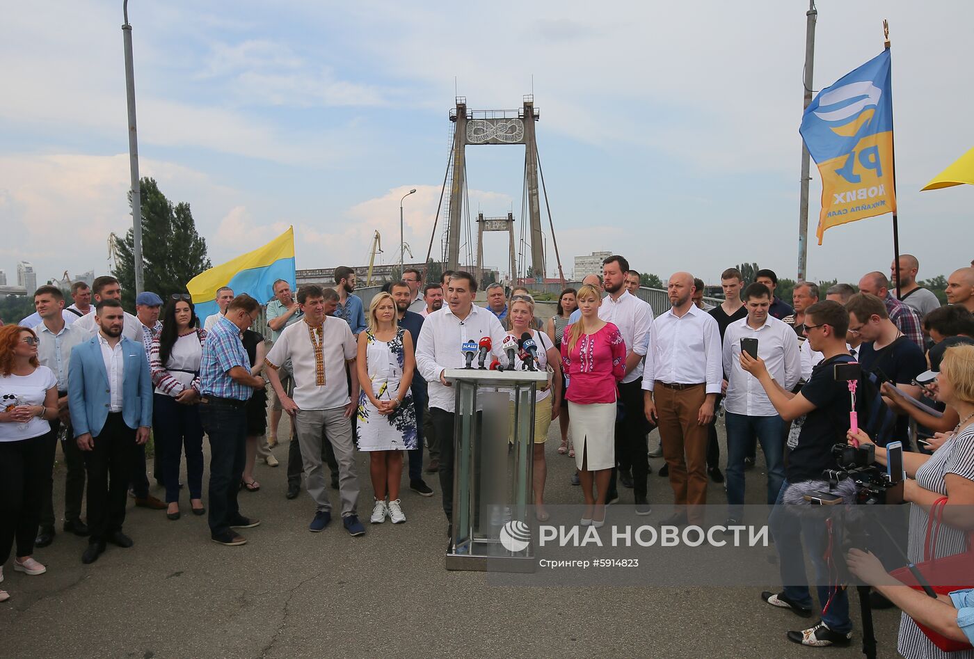 Пресс-конференция партии "Движение новых сил" в Киеве