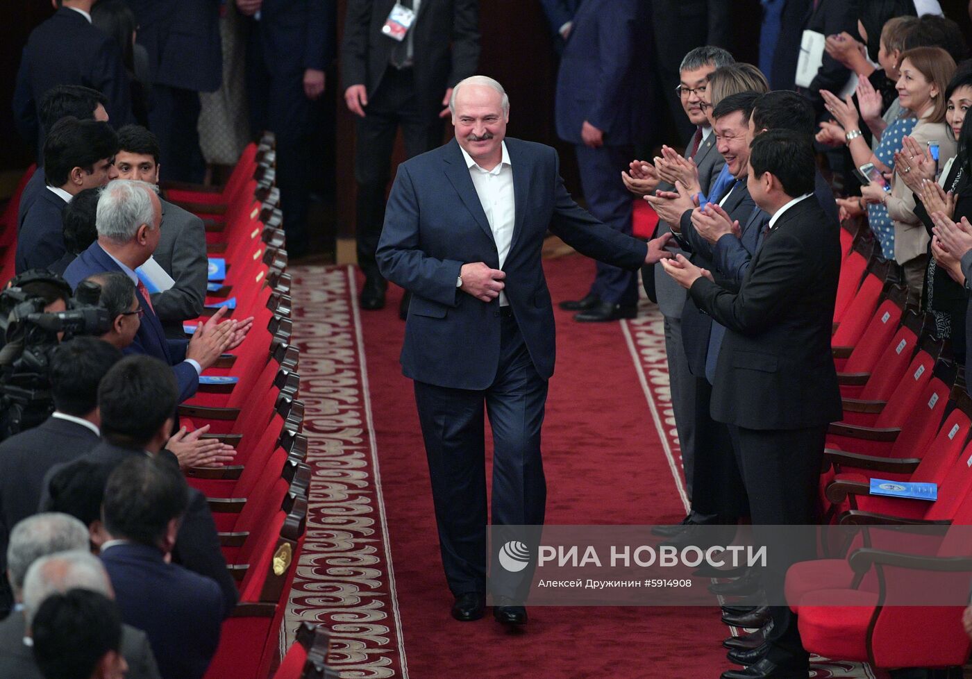 Рабочий визит президента РФ В. Путина в Киргизию
