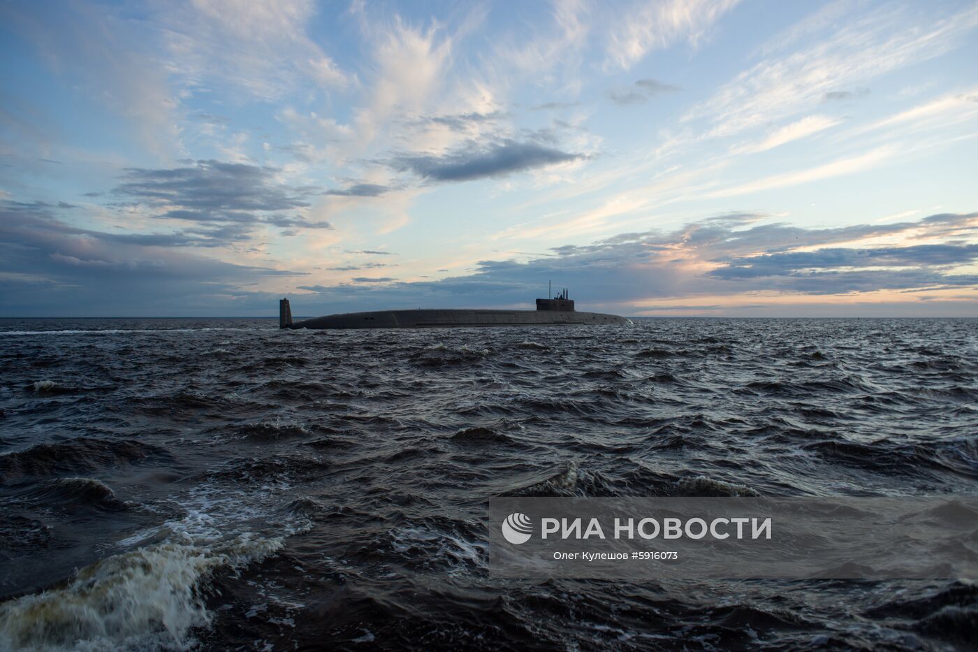 Подводный крейсер "Князь Владимир" возобновил заводские ходовые испытания