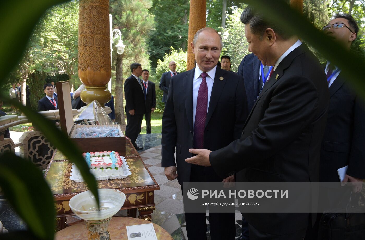 Рабочий визит президента РФ В. Путина в Таджикистан для участия в СВМДА