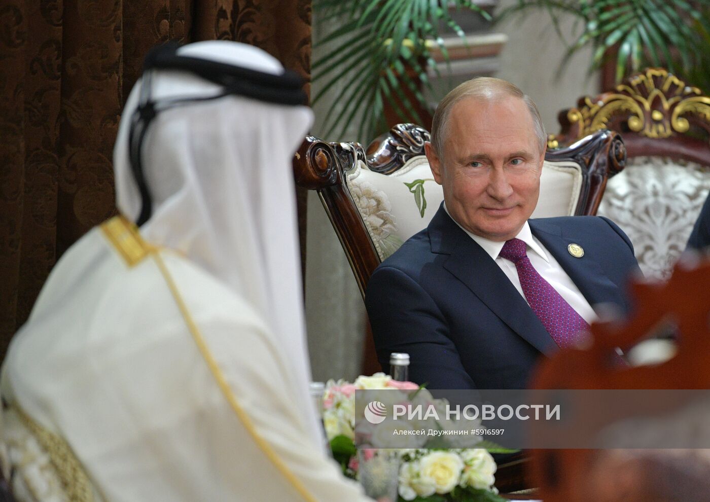 Рабочий визит президента РФ В. Путина в Таджикистан для участия в СВМДА