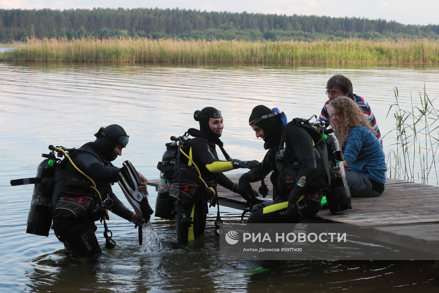 Занятия дайвингом в Тверской области