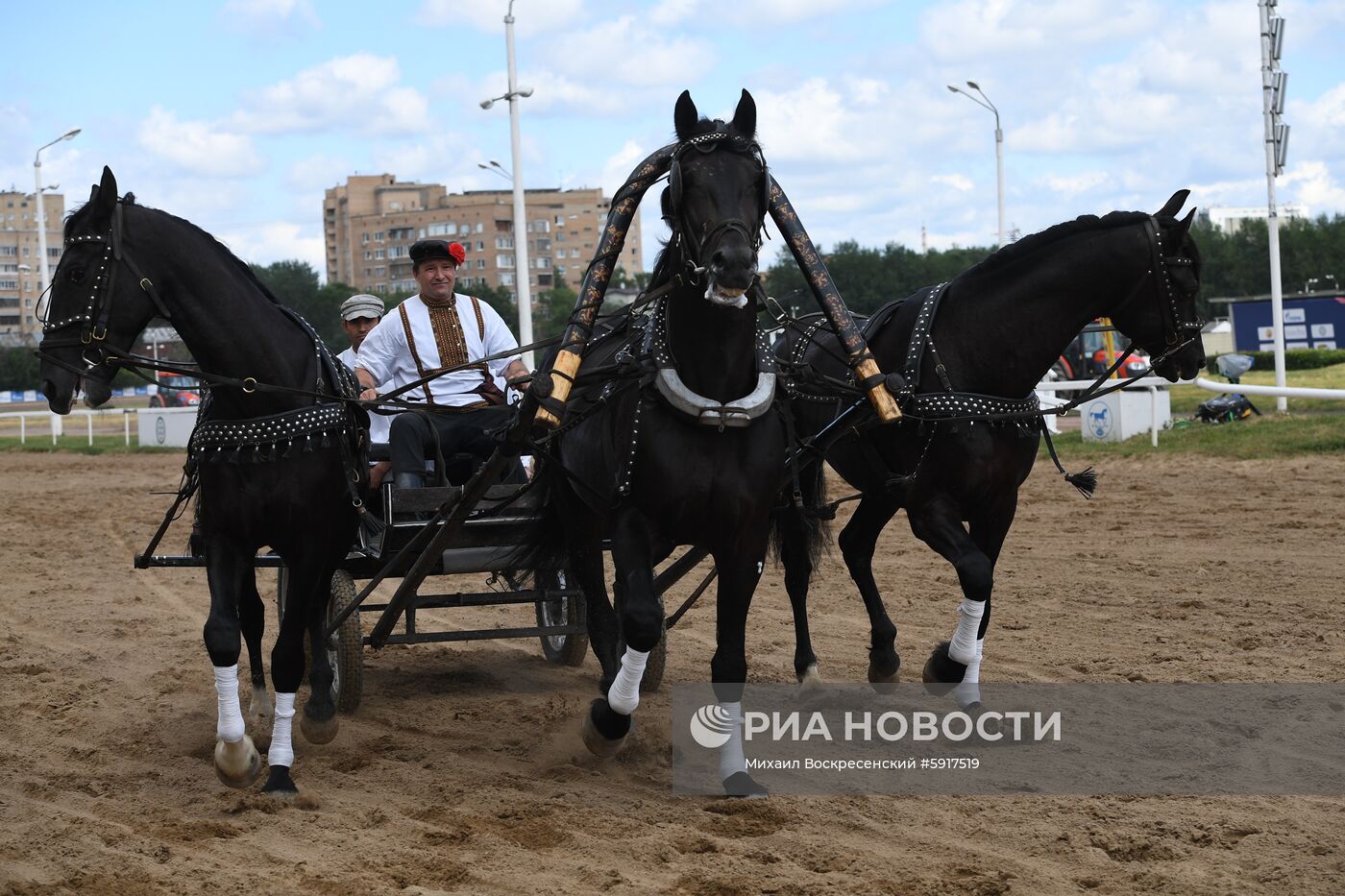 Заезды на Московском ипподроме