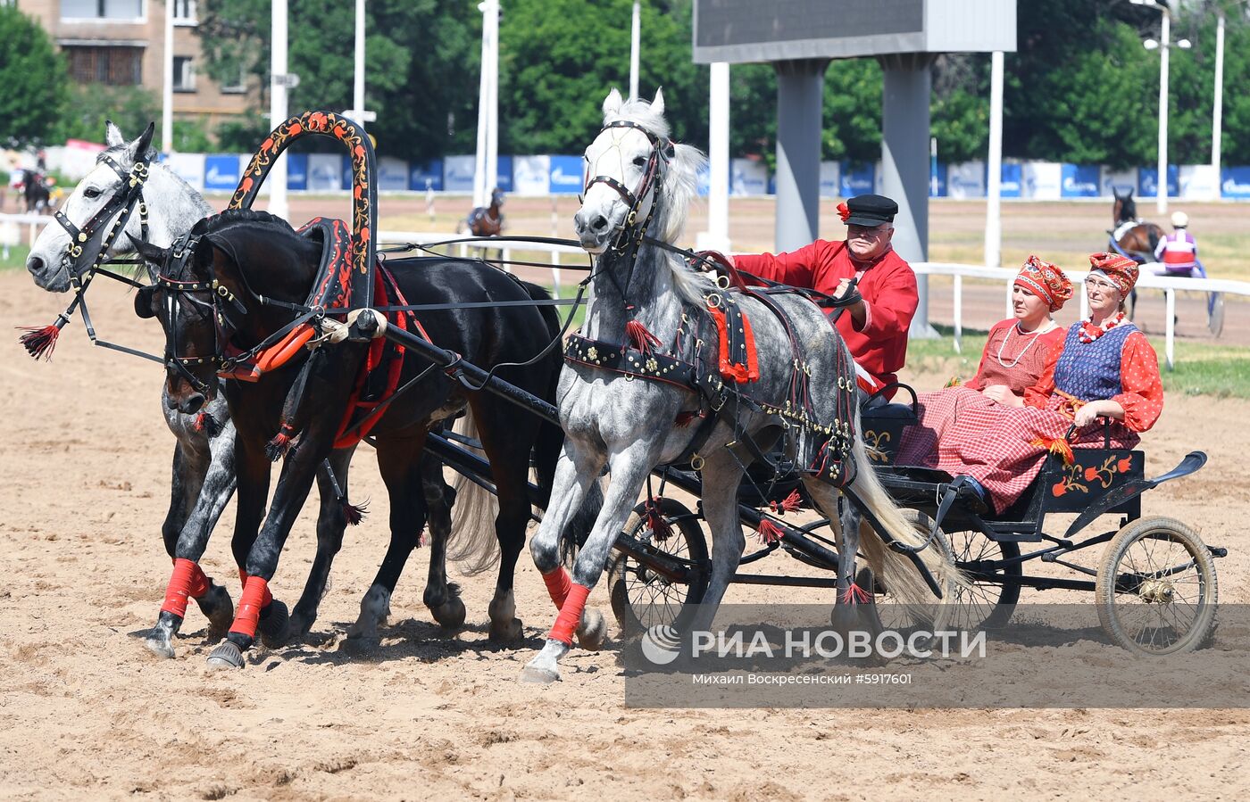 Заезды на Московском ипподроме