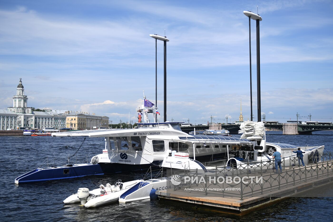 Первое в мире судно на водороде прибыло в Санкт-Петербург | РИА Новости  Медиабанк