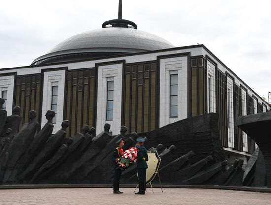 Старт бронепробега "Дорога мужества" 