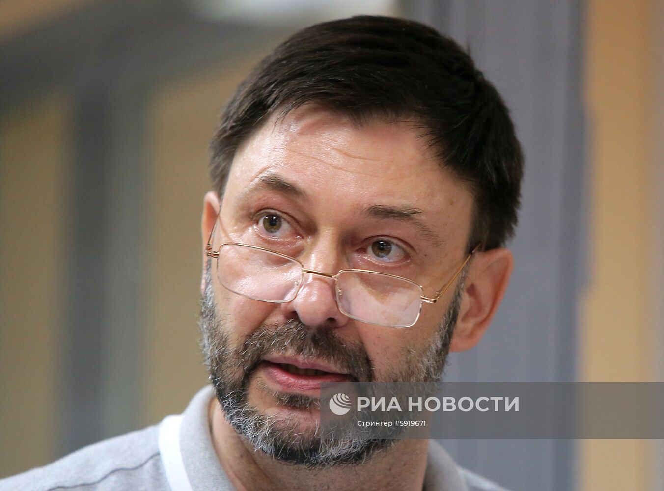 Заседание суда по делу журналиста К. Вышинского в Киеве