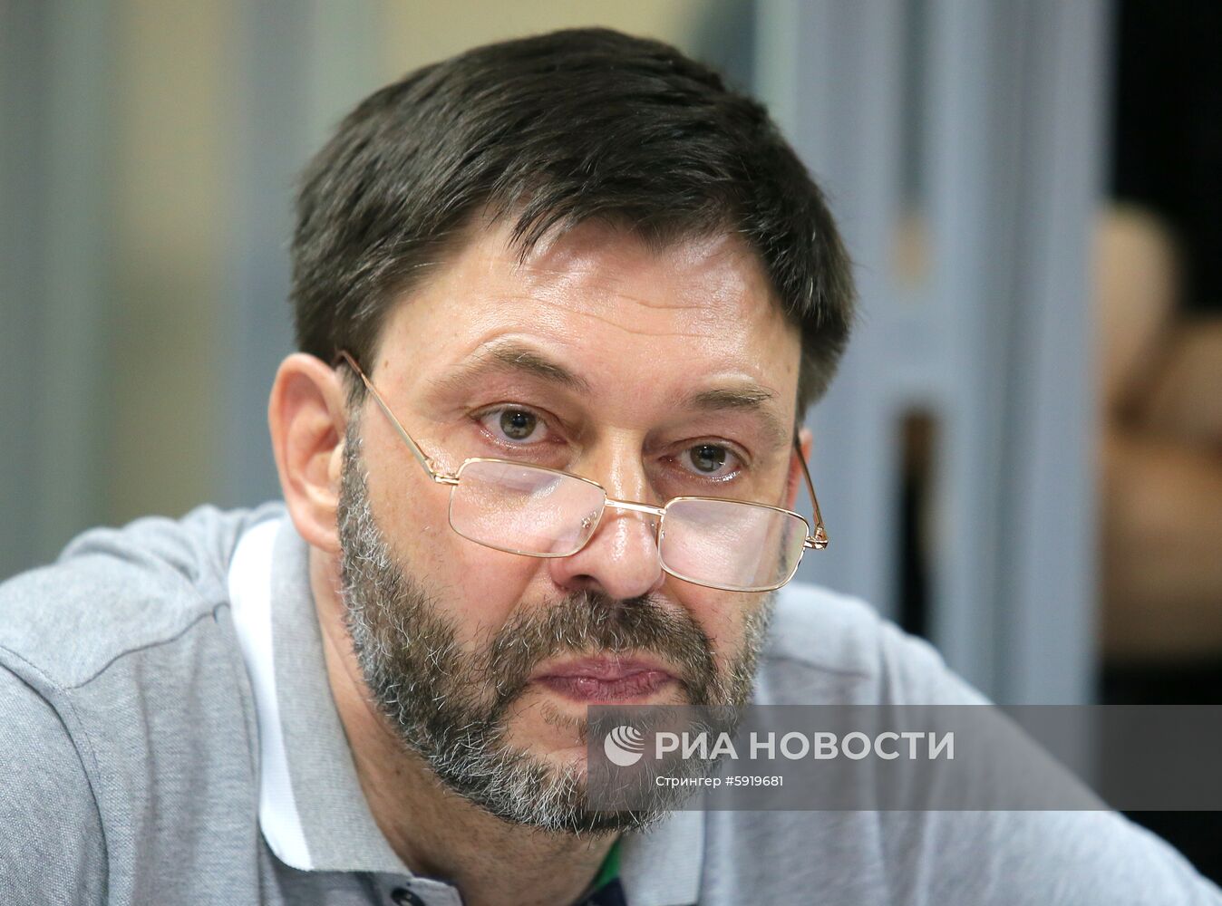 Заседание суда по делу журналиста К. Вышинского в Киеве