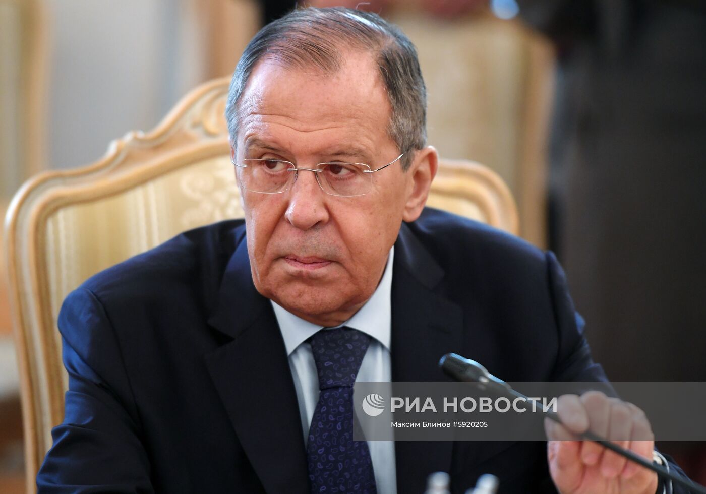 Встреча глав МИД РФ и Швейцарии С. Лаврова и И. Кассиса