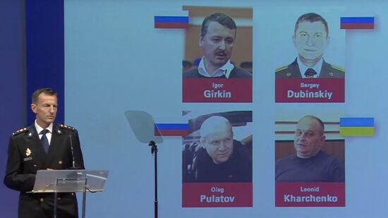 Пресс-конференция совместной следственной группы по делу о крушении Boeing MH17 совместной следственной группы по делу о крушении Boeing MH17