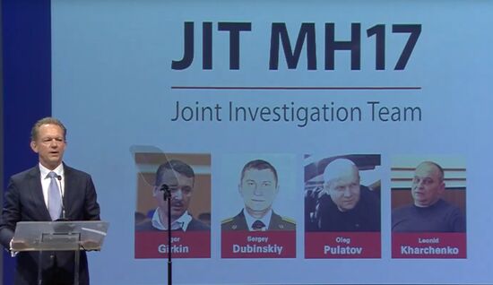 Пресс-конференция совместной следственной группы по делу о крушении Boeing MH17 совместной следственной группы по делу о крушении Boeing MH17
