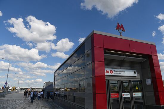 Открытие новых станций Сокольнической линии метро