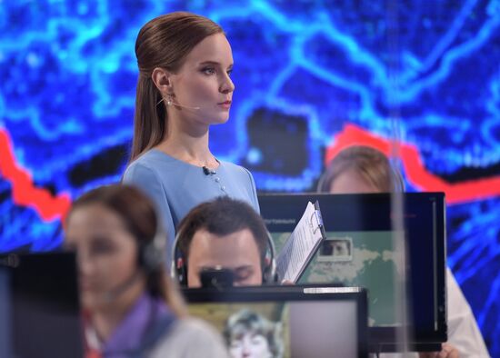 Прямая линия с президентом РФ Владимиром Путиным