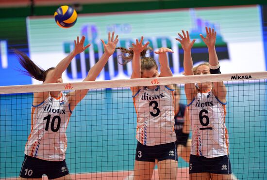 Волейбол. Женщины. Этап Лиги наций. Матч Россия - Нидерланды