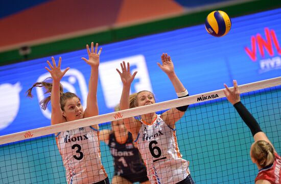 Волейбол. Женщины. Этап Лиги наций. Матч Россия - Нидерланды