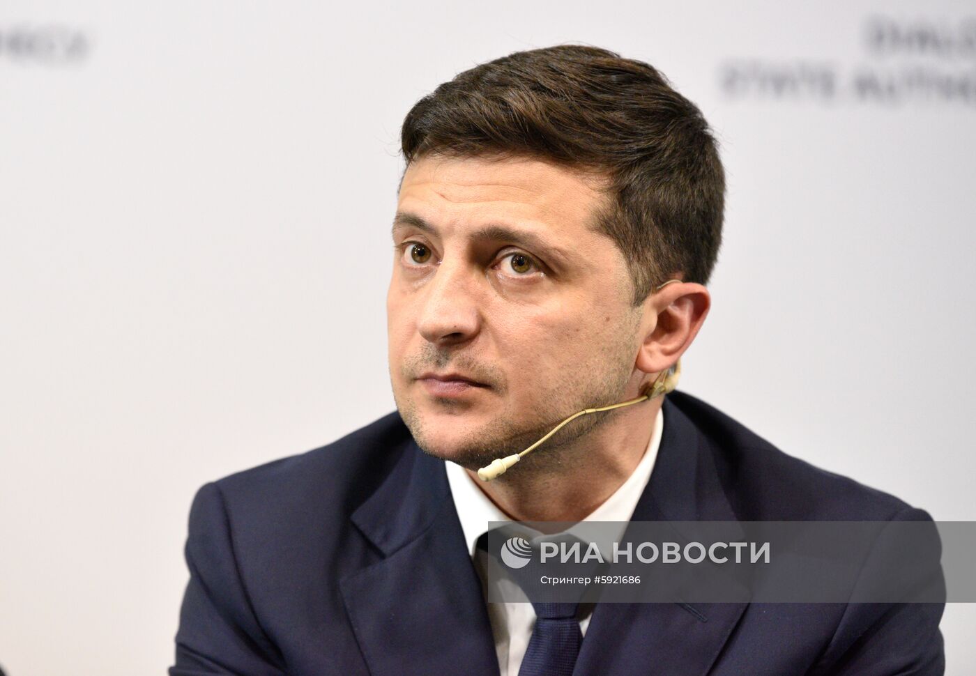 Встреча президента Украины В. Зеленского с представителями бизнеса в Киеве