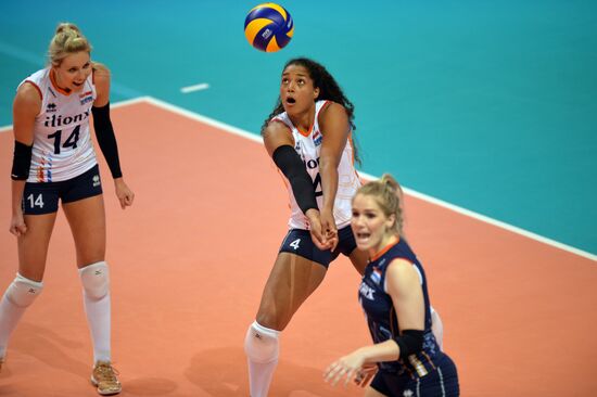 Волейбол. Женщины. Этап Лиги наций. Матч Россия - Нидерланды