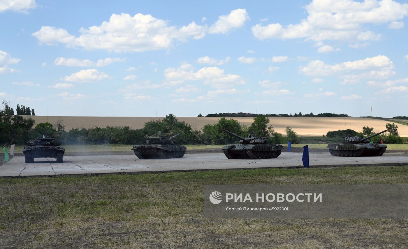 Тренировка динамического показа вооружения в рамках форума "Армия-2019" 